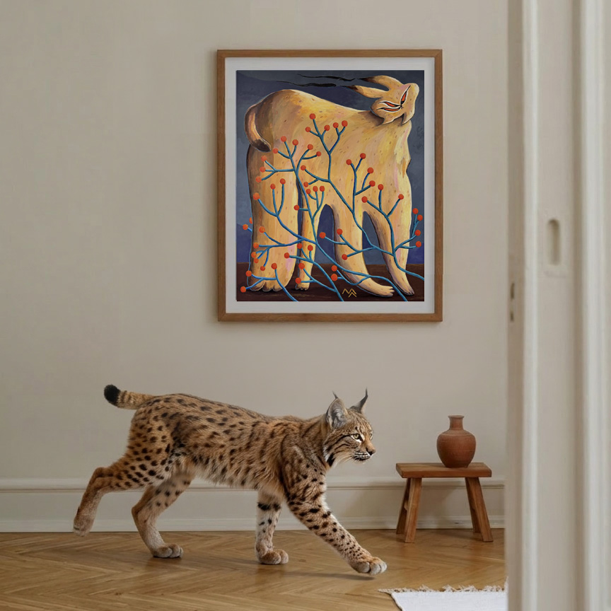 кущ калини у рисини