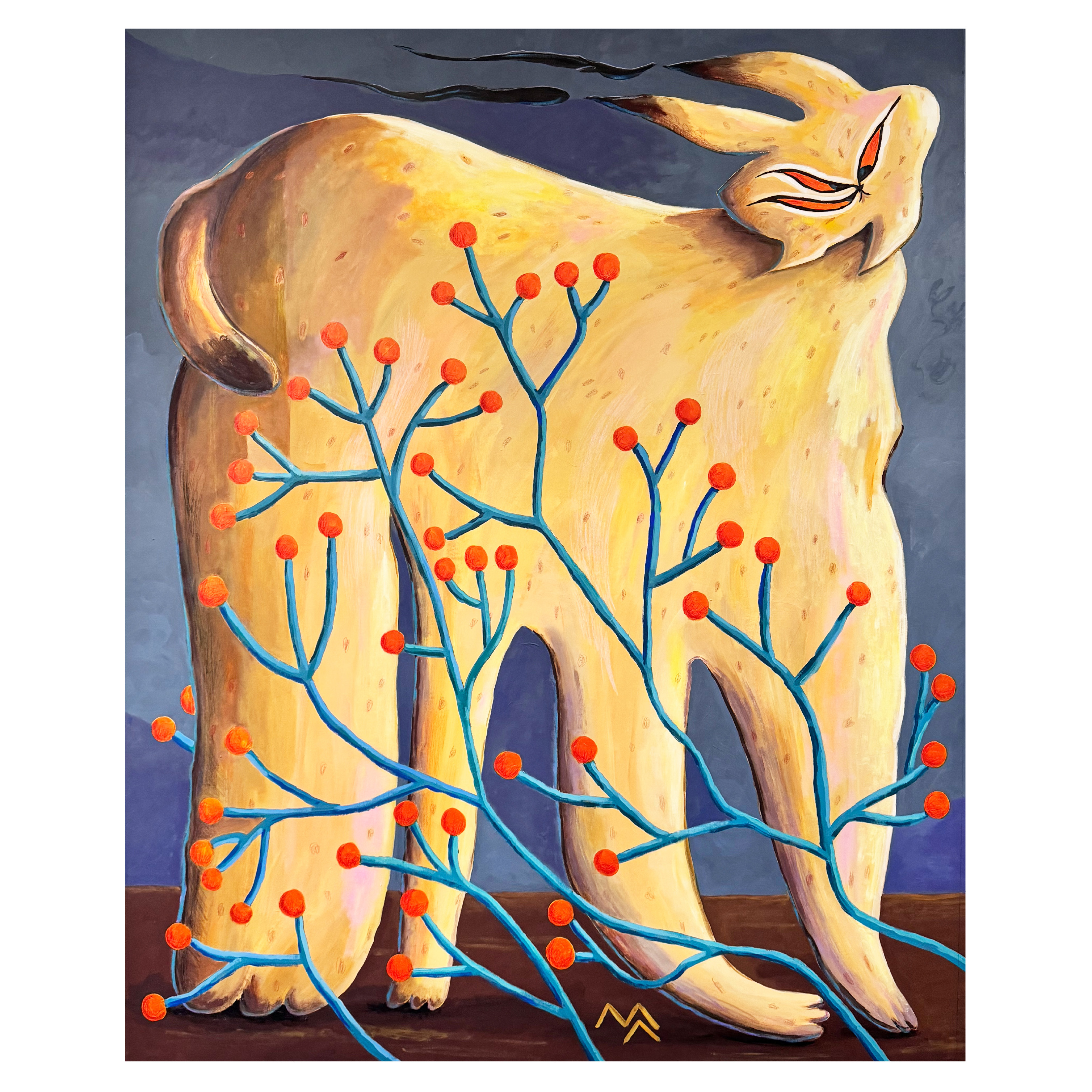 кущ калини у рисини